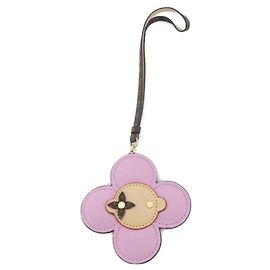 Louis Vuitton Monogram Accessory Bag Charm Vivienne Strap Pink