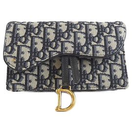 Bolsa de cintura Oblique Saddle da Christian Dior Azul
