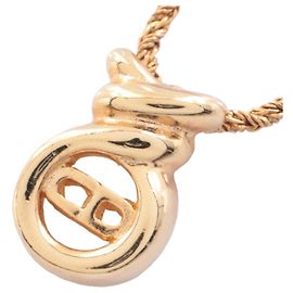 Collana Logo CD Christian Dior D'oro