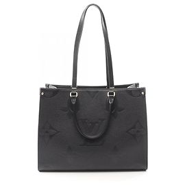 Borsa Tote OnTheGo MM Louis Vuitton Nero