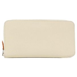 Hermes Hermès CLIC CEST NOUE Silk in Classic Wallet Orange