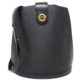Sac à main épaule Cluny Epi Louis Vuitton Noir