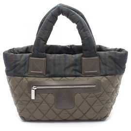 Borsa Tote Piccola Coco Cocoon di Chanel Cachi