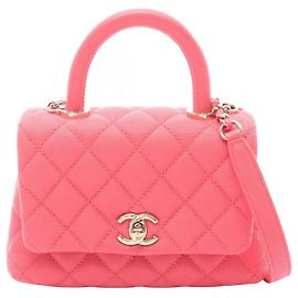 Sac à main Chanel Coco Handle XXS Rose