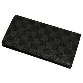 Cartera Larga Bi-fold Brazza en Grafito Daniel de Louis Vuitton Negro