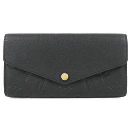 Portafoglio Sarah Monogram Empreinte Louis Vuitton Nero