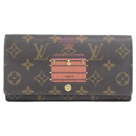 Portafoglio Sarah Louis Vuitton Monogram (Bauli & Serrature) Marrone