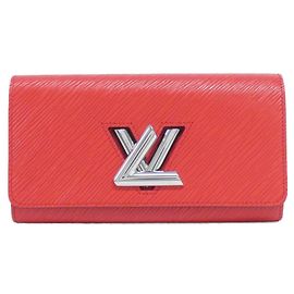 Cartera Twist Epi Louis Vuitton Roja