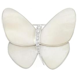 Broche Papillon Van Cleef & Arpels Branco