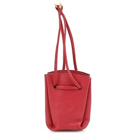 Hermès Hermes Vespa bag pouch red leather C stamp HERMES Red
