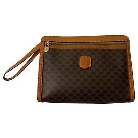 Céline Borsa Clutch Macadam da Uomo Celine / Seconda Borsa Marrone