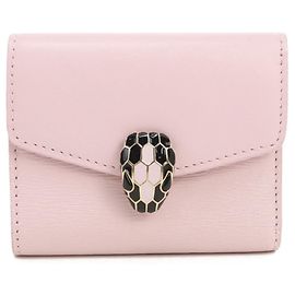 Bulgari BVLGARI Serpenti Forever fold Wallet, Women's, Pink Pink