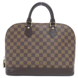 Borsa Alma PM Damier Louis Vuitton Marrone