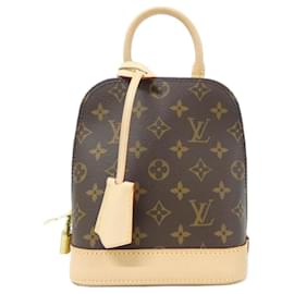 Louis Vuitton Monogram Alma Backpack Brown