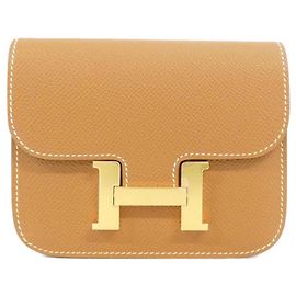 Hermès Hermes Constance Slim Wallet Golden