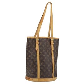 LOUIS VUITTON Bolsa de Hombro Monogram Bucket GM M42236 LV Auth BA10888 Monograma
