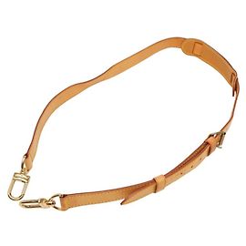 Louis Vuitton Beige Leather Shoulder Strap Beige