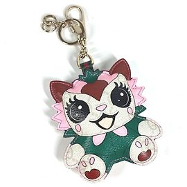 Charm per Borsa Gucci GG Supreme Rosa Bianco Altro