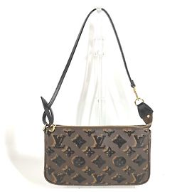 Louis Vuitton Monogram Sequin Pochette Accessoires Brown Monogram