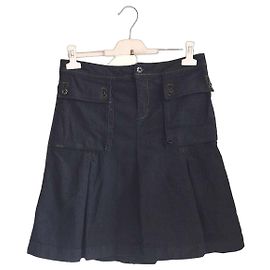 Diesel Cargo Jeansrock Dunkelblau Dunkelblau