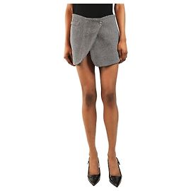 Coperni Grey wool mini skirt - size UK 8 Grey