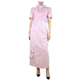 Zimmermann Set top floreale rosa e gonna maxi - taglia UK 12 Rosa