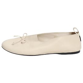 Miu Miu Cream Elan leather ballet flats - size EU 39 Cream