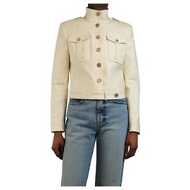 Tom Ford Chaqueta corta marfil - talla UK 8 Crudo