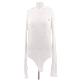 Body blanc à capuche Coperni Blanc