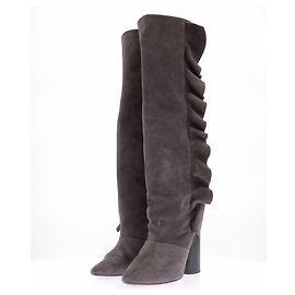 Iro Grey Suede Ankle Boots Size 38 Grey