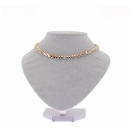 APM Monaco Colar "Raio de sol" dourado e strass Dourado
