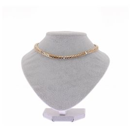 APM Monaco Collier "Rayon de soleil" doré et strass Doré
