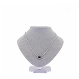APM Monaco Collana "Bold" blu e verde piccola Argento
