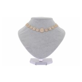 APM Monaco Collar "Soleil" dorado con círculos de strass Dorado