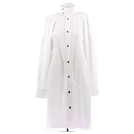 Bottega Veneta Vestido blanco de algodón Blanco