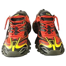Baskets Balenciaga Track 2 Noir Orange Gris Jaune