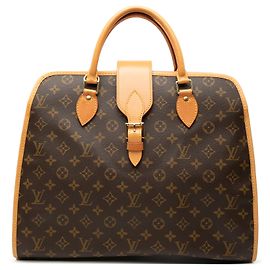 Louis Vuitton Brown Monogram Rivoli Briefcase Brown