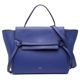 Céline Bolsa de cinto em couro azul mini Celine Azul