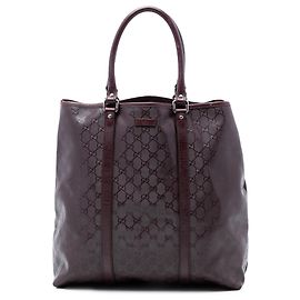 Tote vertical Joy GG impreso rojo de Gucci Roja Burdeos