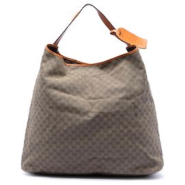 Gucci Beiger GG Canvas Shopper Beige