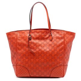 Gucci Orange Guccissima Bree Tote Orange