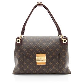 Bolsa Olympe em Canvas Monogram Louis Vuitton Marrom