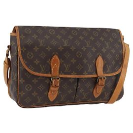 LOUIS VUITTON Borsa a Spalla Gibeciere GM Monogram M42246 LV Auth 172938 Monogramma