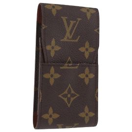 LOUIS VUITTON Monogram Zigarettenetui M63024 LV Auth BA11020 Monogramm