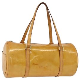 LOUIS VUITTON Sac à main Monogram Vernis Bedford Beige M91006 LV Auth BA11259 Beige