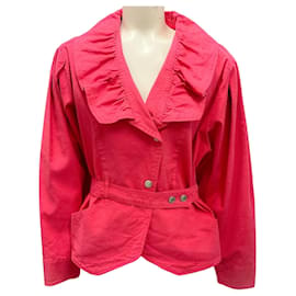 Isabel Marant Raspberry Veste Epaline Jacket Red