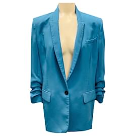 Veronica Beard Sky Blue Graham Dickey Jacket Blue