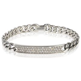 Bracciale ID in argento sterling con diamanti David Yurman Altro