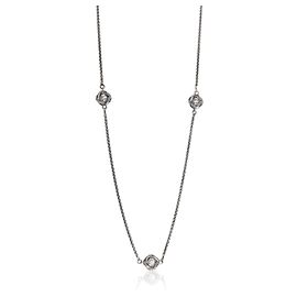 Collana Infinity Station in argento sterling e diamanti David Yurman Altro