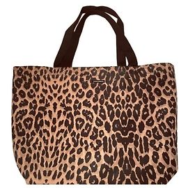 Bolsa tote DOLCE & GABBANA com estampa animal print e dustbag original, nova Marrom Bege Estampa de leopardo